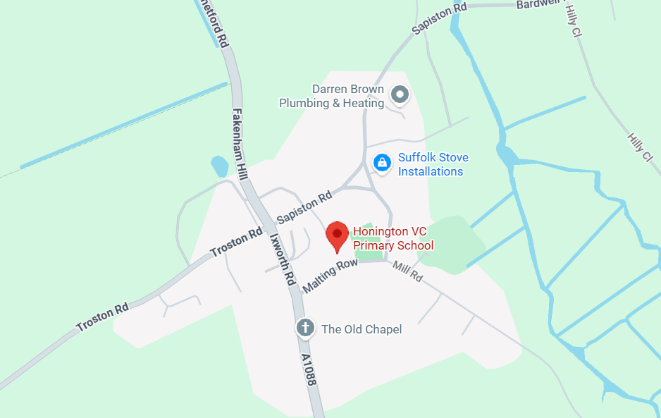 Google map image showing school location